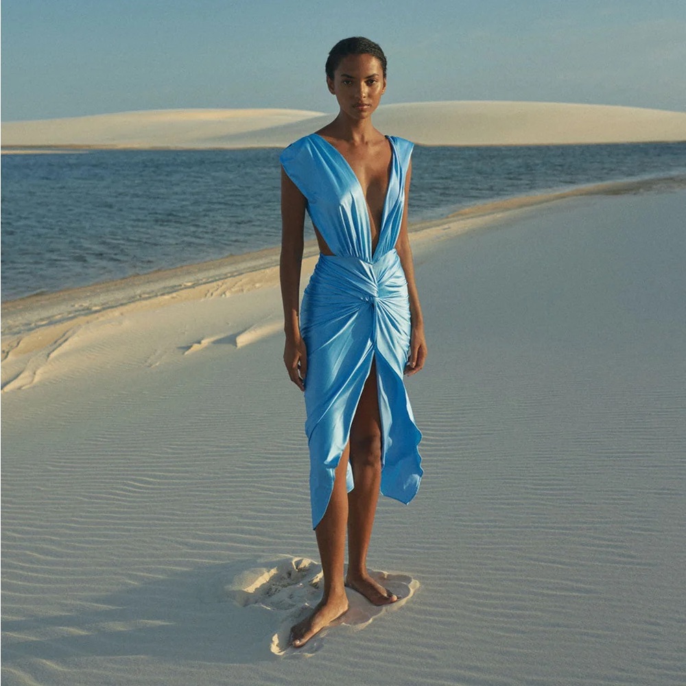 Baobab Mia dress sky NWT